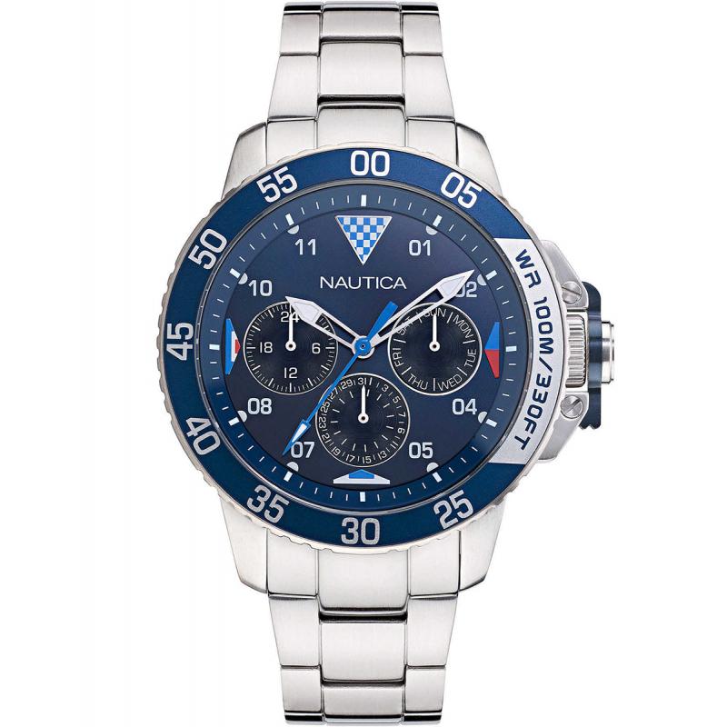 Ceas barbatesc Nautica NAPBHS014 Quartz Argintiu