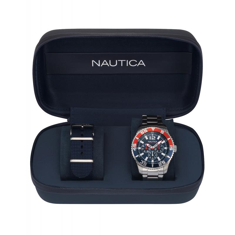 Ceas barbatesc Nautica NAPWHC002 Quartz Argintiu