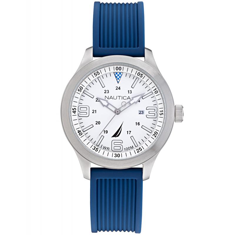 Ceas barbatesc Nautica NAPPLS013 Quartz Argintiu