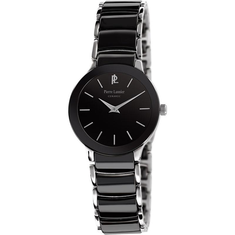 Ceas dama Pierre Lannier 006K938 Quartz Negru, Argintiu