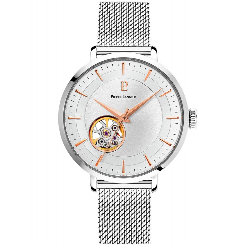 Ceas dama Pierre Lannier 306F628 Automatic Argintiu