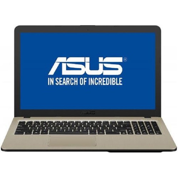 Лаптоп ASUS VivoBook 15 X540NA-GQ005, Процесор Intel® Celeron® N3350 2,40 GHz, 15,6 "HD, 4 GB, 500 GB HDD, Intel® HD Graphics 500, Черен