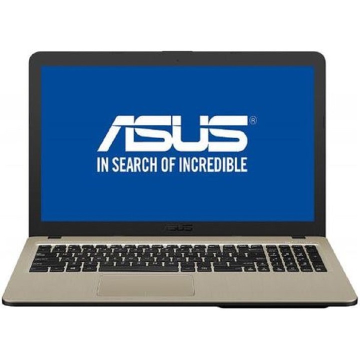 ASUS VivoBook 15 X540NA-GQ005 laptop Intel Celeron N3350 2,40 GHz processzor, Kaby Lake, 15,6" HD, 4 GB DDR4, 500 GB HDD, Intel® HD Graphics 500, Bluetooth 4.2, Nemzetközi billentyűzet, Endless OS, Fekete