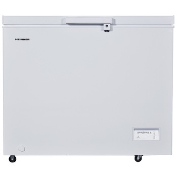 Lada frigorifica Heinner HCF-316NHF+, 316 l, Clasa F, Control elecronic, Iluminare LED, Waterproof Display, Alb Lada frigorifica Heinner HCF-316NHF+, 316 l, Clasa F, Control elecronic, Iluminare LED, Waterproof Display, Alb