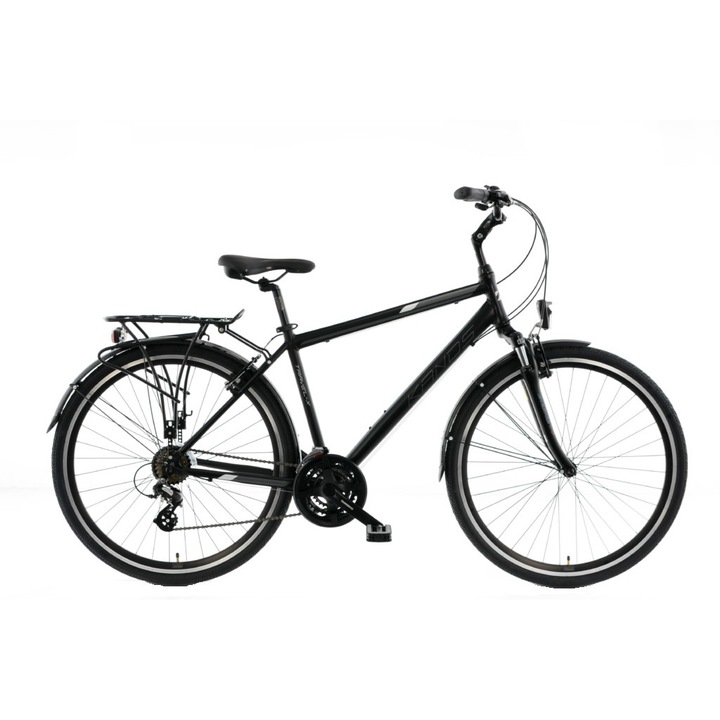 Bелосипед Kands® Travel-X Алуминий, Kолела 28", Черен, 182-200 cm височина