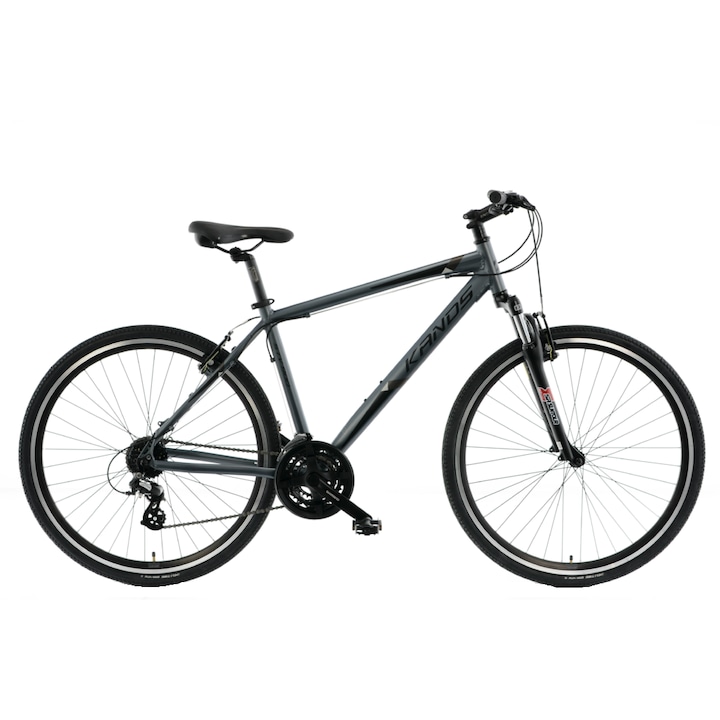 Мъжки Bелосипед Kands STV-900, Алуминий, Kолела 28, Графит/Зелено, 166-181 cm височина