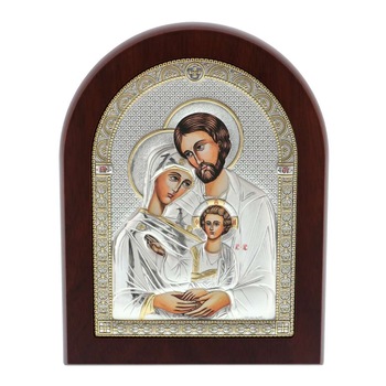 Icoana Ortodoxa Boltuita Sfanta Familie 17 cm Icoana Ortodoxa Boltuita Sfanta Familie 17 cm