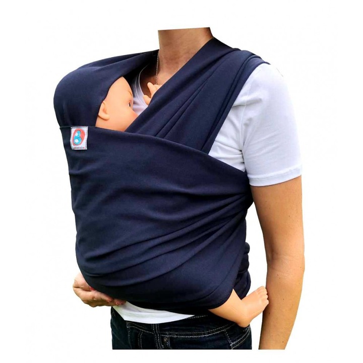 Слинг шал Barbabebe, BS1008, тъмносин