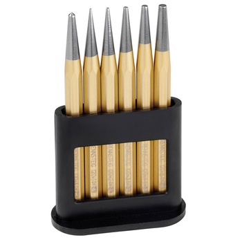 Set standard de perforatoare Rennsteig in stand de plastic, 6 piese Set standard de perforatoare Rennsteig in stand de plastic, 6 piese