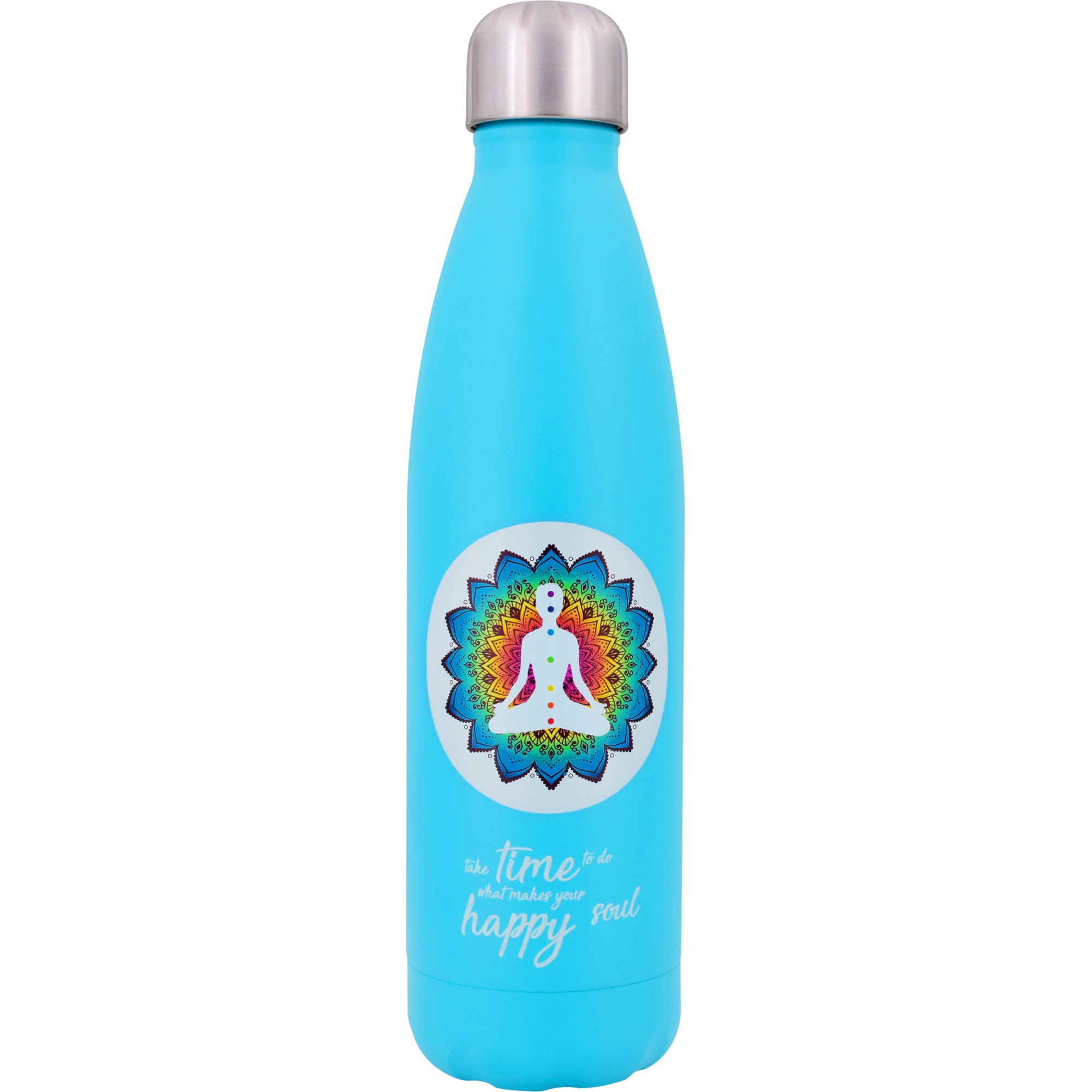 Termos Dora, print Yoga, inox, 500 ml