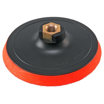 Disc de cauciuc, 125mm, M14, Verto 61H735 Disc de cauciuc, 125mm, M14, Verto 61H735