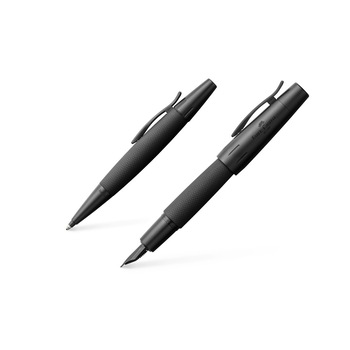 Set Stilou + Pix E-motion Pure Black in Cutie Design Faber-Castell Set Stilou + Pix E-motion Pure Black in Cutie Design Faber-Castell
