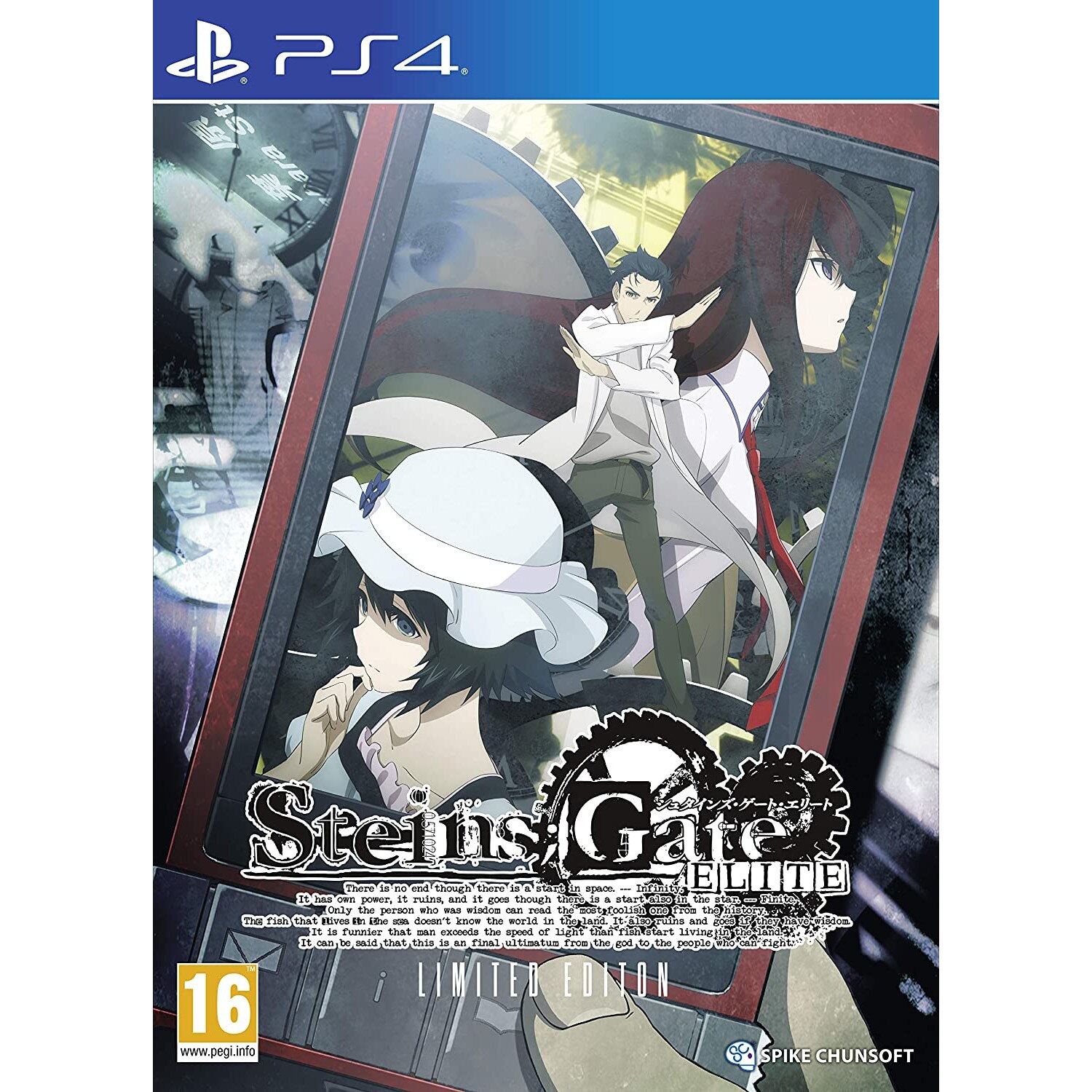 最低価格の STEINS;GATE ELITE 初回特典 PS4版 線形拘束のフェノグラム HD のDLコード 同梱 -PSVita  wewrite.ro