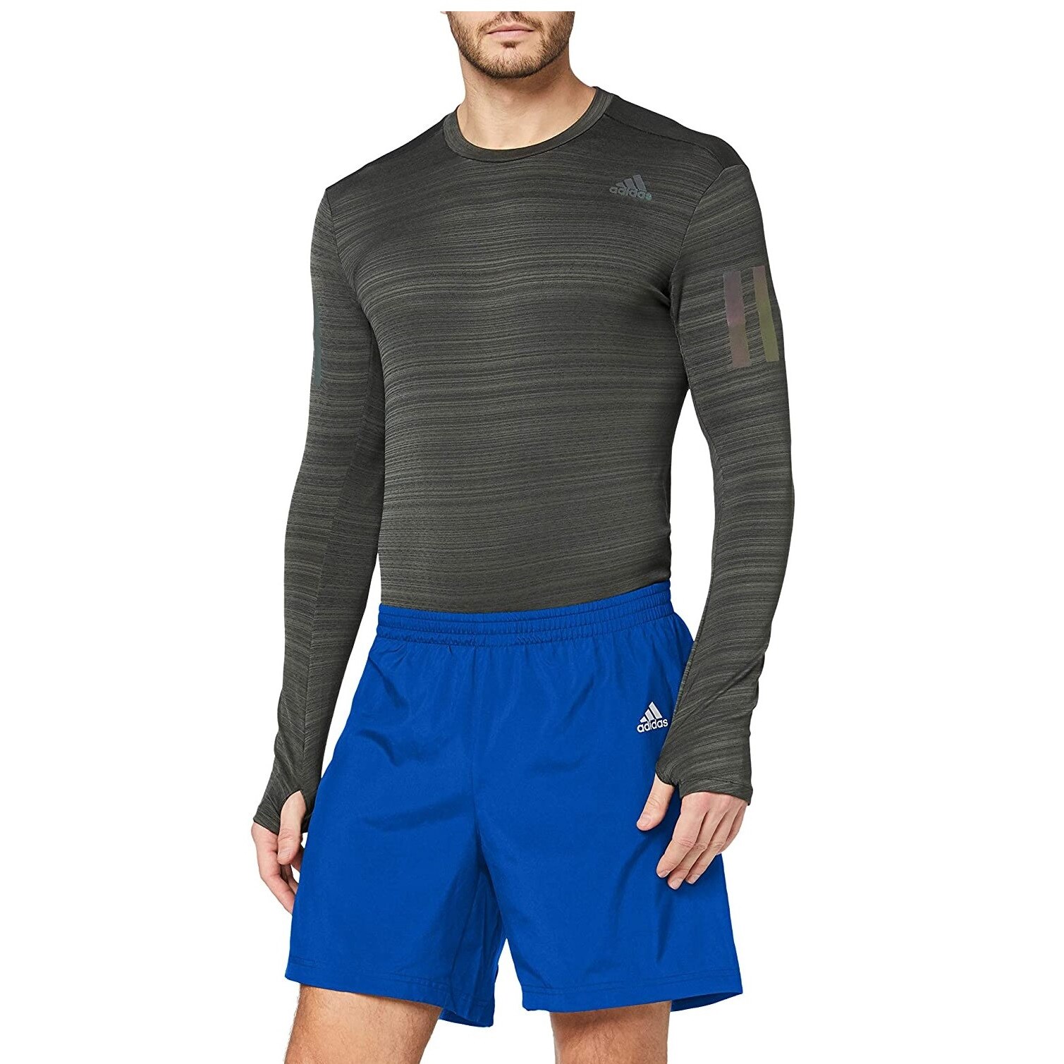 Pantaloni, Adidas, Albastru marin, XS