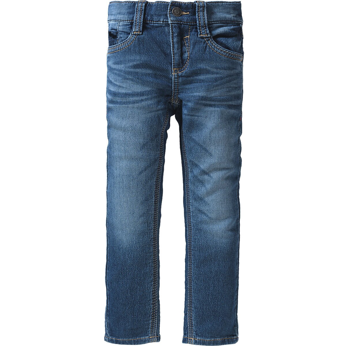 Blugi regular fit baieti, S.Oliver, albastru, marimea 122 cm, 6-7 ani