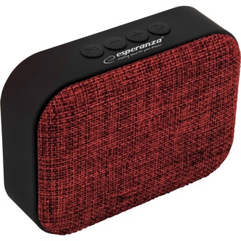 Boxa portabila Esperanza EP129R SAMBA, USB, Bluetooth, microUSB, Negru/Rosu Boxa portabila Esperanza EP129R SAMBA, USB, Bluetooth, microUSB, Negru/Rosu