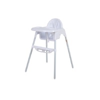 scaun de masa pentru bebelusi cu tava detasabila si suport pentru pahar alb 0-4 ani 90 cm imagen 27_0_
0