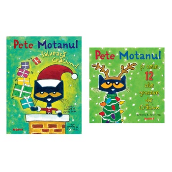 Pachet Pete motanul 2 volume de Craciun - Aaron David Pachet Pete motanul 2 volume de Craciun - Aaron David
