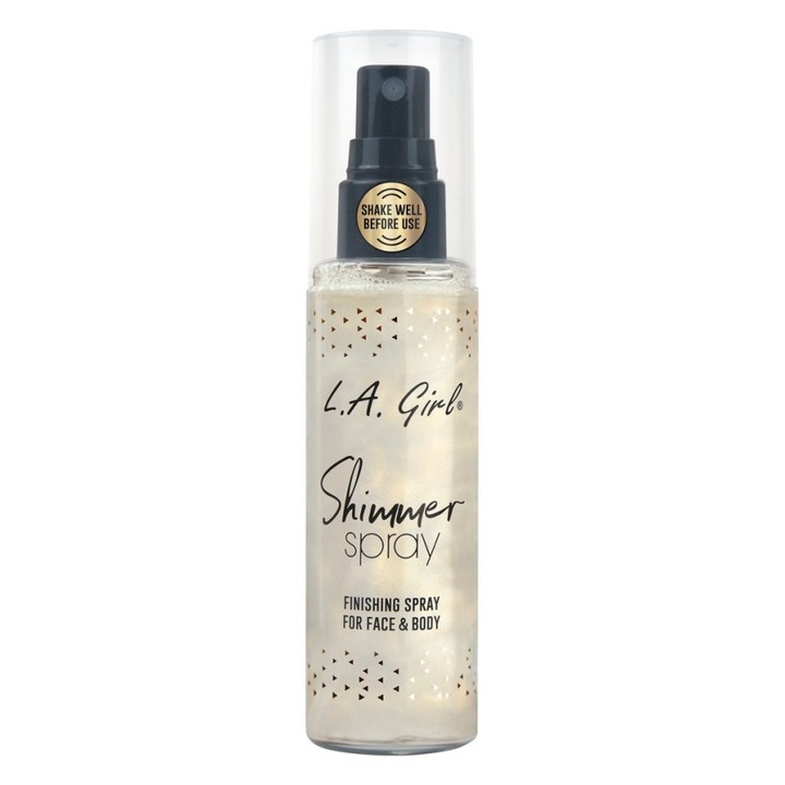 Spray fixare machiaj L.A Girl Shimmer Spray 918 Gold, 80ml