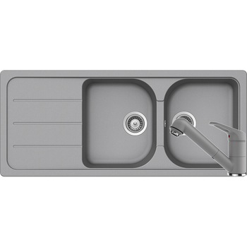 Kit chiuveta Schock Formhaus D-200 1160 x 500 mm si baterie Schock Cosmo cu Dus Extractibil Croma Cristalite Kit chiuveta Schock Formhaus D-200 1160 x 500 mm si baterie Schock Cosmo cu Dus Extractibil Croma Cristalite