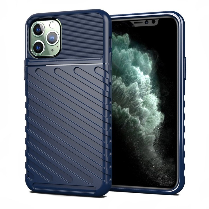 Кейс Rugged Armor за iPhone 11 Pro Max, Високозащитен, Син