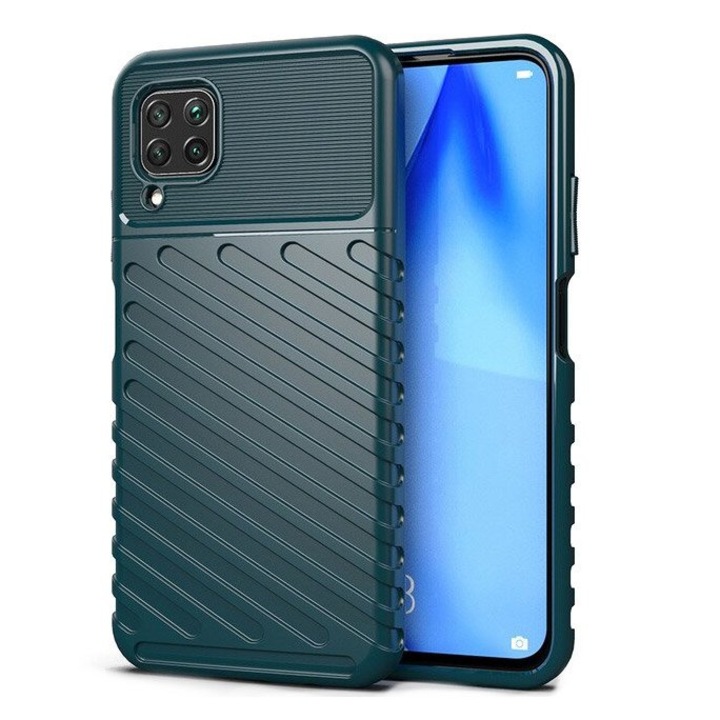 Кейс Rugged Armor за Huawei P40 Lite, Shockproof, Зелен
