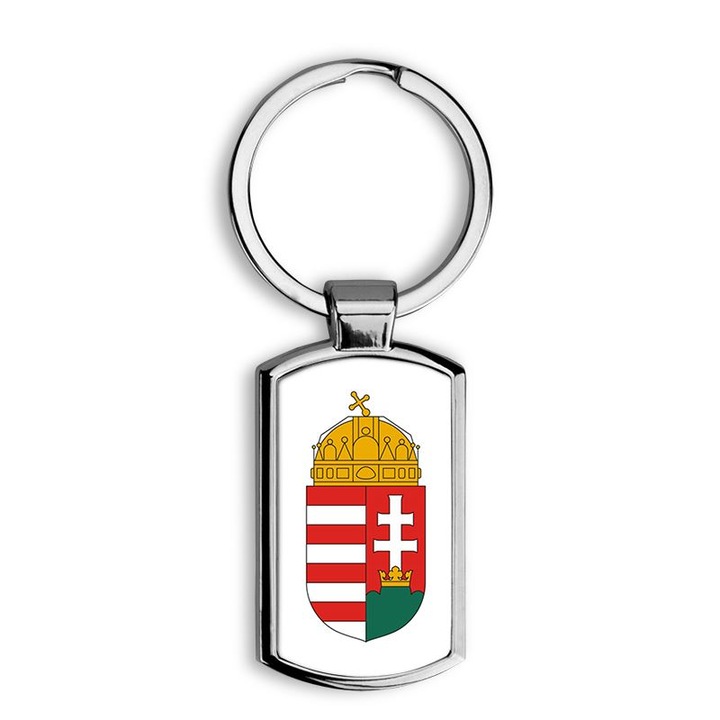 Magyar címer mintás fém kulcstartó 6