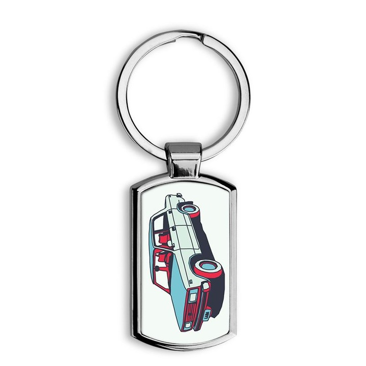 Lada mintás fém kulcstartó 6