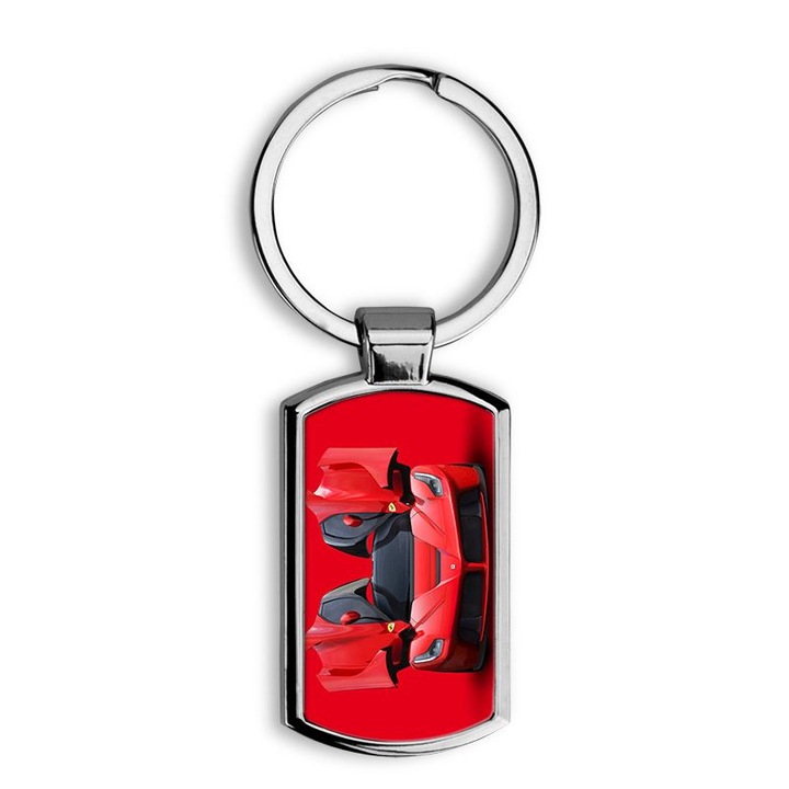 Ferrari mintás fém kulcstartó 16