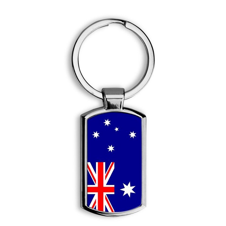 Ausztrália zászlaja mintás fém kulcstartó 1