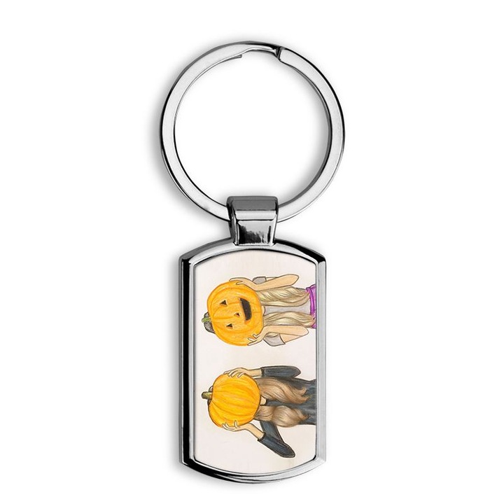 Barátnők Best Friends BFF mintás fém kulcstartó 6