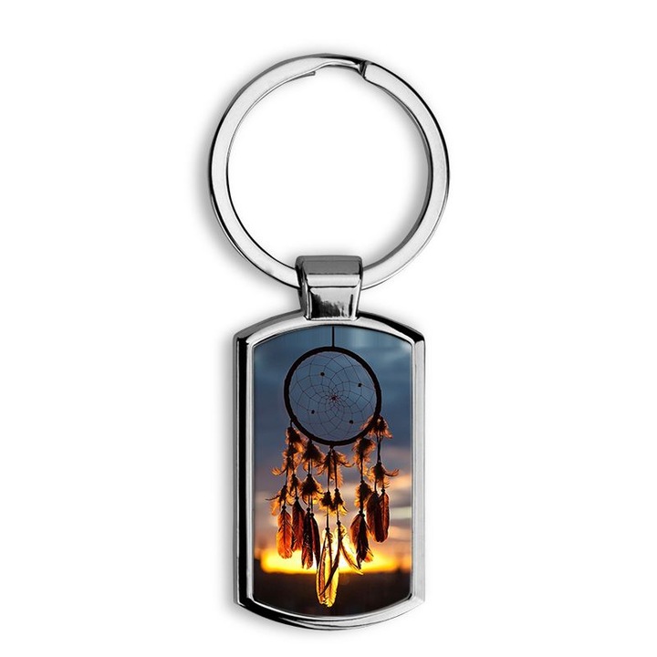 Álomfogó mintás fém kulcstartó 10