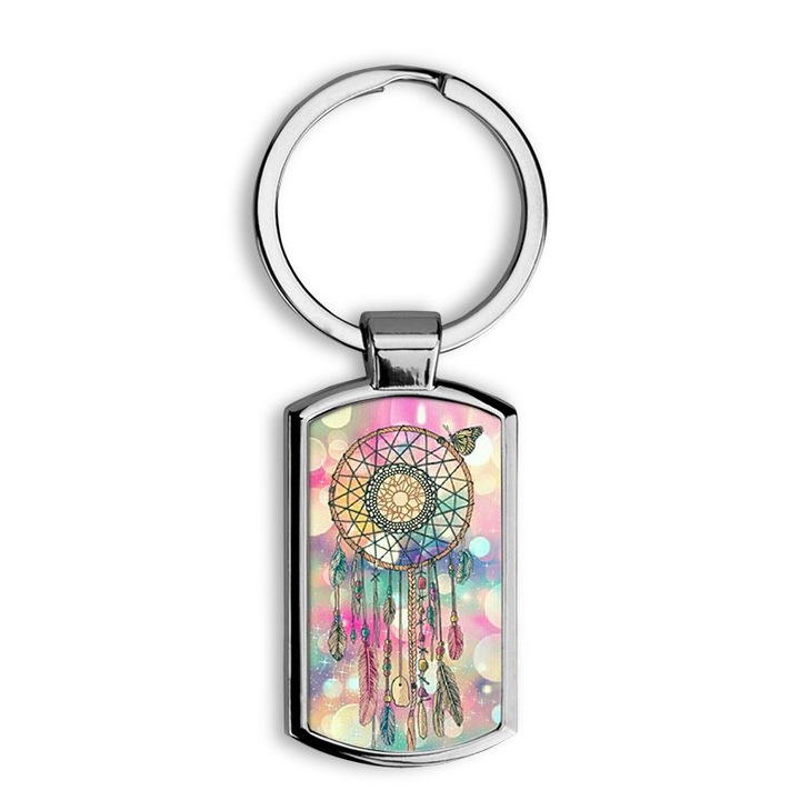 Álomfogó mintás fém kulcstartó 16