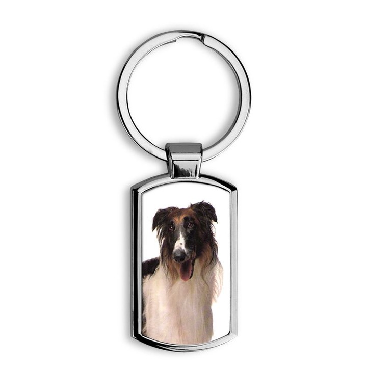 Agár mintás fém kulcstartó 3