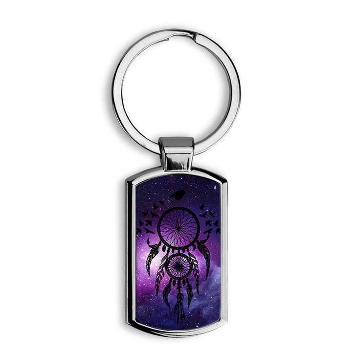 Álomfogó mintás fém kulcstartó 2