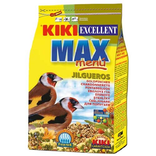 Hrana pentru pasari cinteze, Max Menu Goldfinches, Kiki, 500g