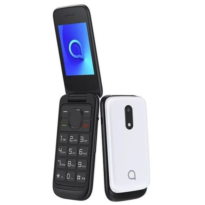 Alcatel 2053X nagygombos, kártyafüggetlen kinyitható mobiltelefon fehér