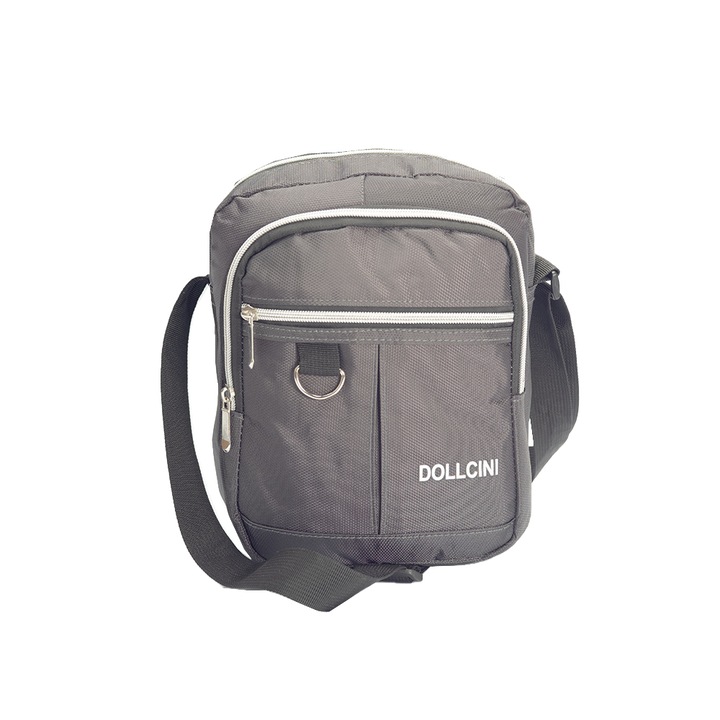 Dollcini, férfi válltáska, szürke,012142