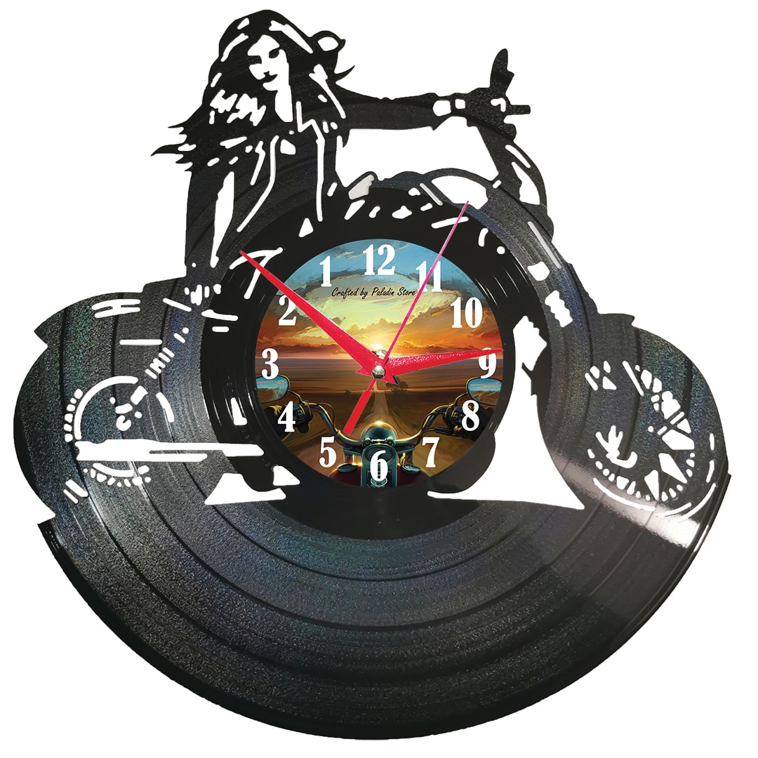 Ceas disc vinil sens invers Motocicleta