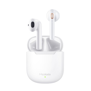 Casti fara fir Mcdodo cu carcasa Dynamic BT 5 alba Casti fara fir Mcdodo cu carcasa Dynamic BT 5 alba