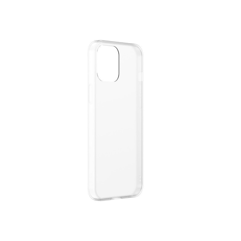 Husa Premium Baseus Cu Spate Sticla Matta Si Rama Din Silicon Pentru iPhone 12 Mini Transparenta