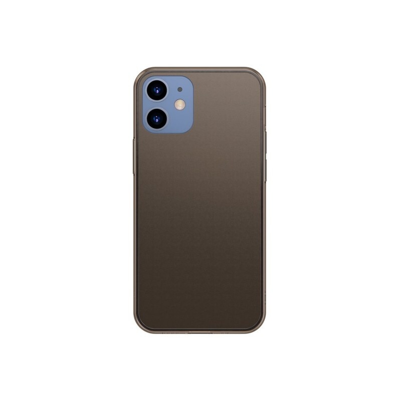 Husa Premium Baseus Cu Spate Sticla Matta Si Rama Din Silicon Pentru iPhone 12 Mini Negru