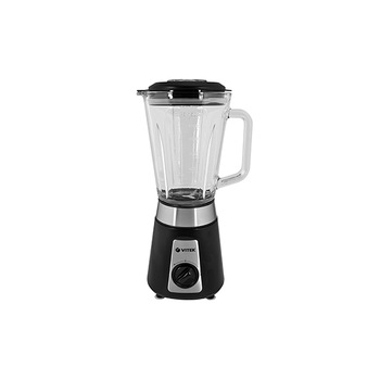 Blender stationar VITEK VT-3416, 600 W, 1.5 l, 2 viteze + functie Pulse, zdrobire gheata, protectie impotriva supraincalzirii, Negru/Argintiu Blender stationar VITEK VT-3416, 600 W, 1.5 l, 2 viteze + functie Pulse, zdrobire gheata, protectie impotriva supraincalzirii, Negru/Argintiu