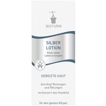 Lotiune de argint Bioturm pentru piele cu probleme, 150 ml Lotiune de argint Bioturm pentru piele cu probleme, 150 ml