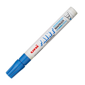 Marker vopsea UNI PX-20 22-28 mm, albastru deschis Marker vopsea UNI PX-20 22-28 mm, albastru deschis