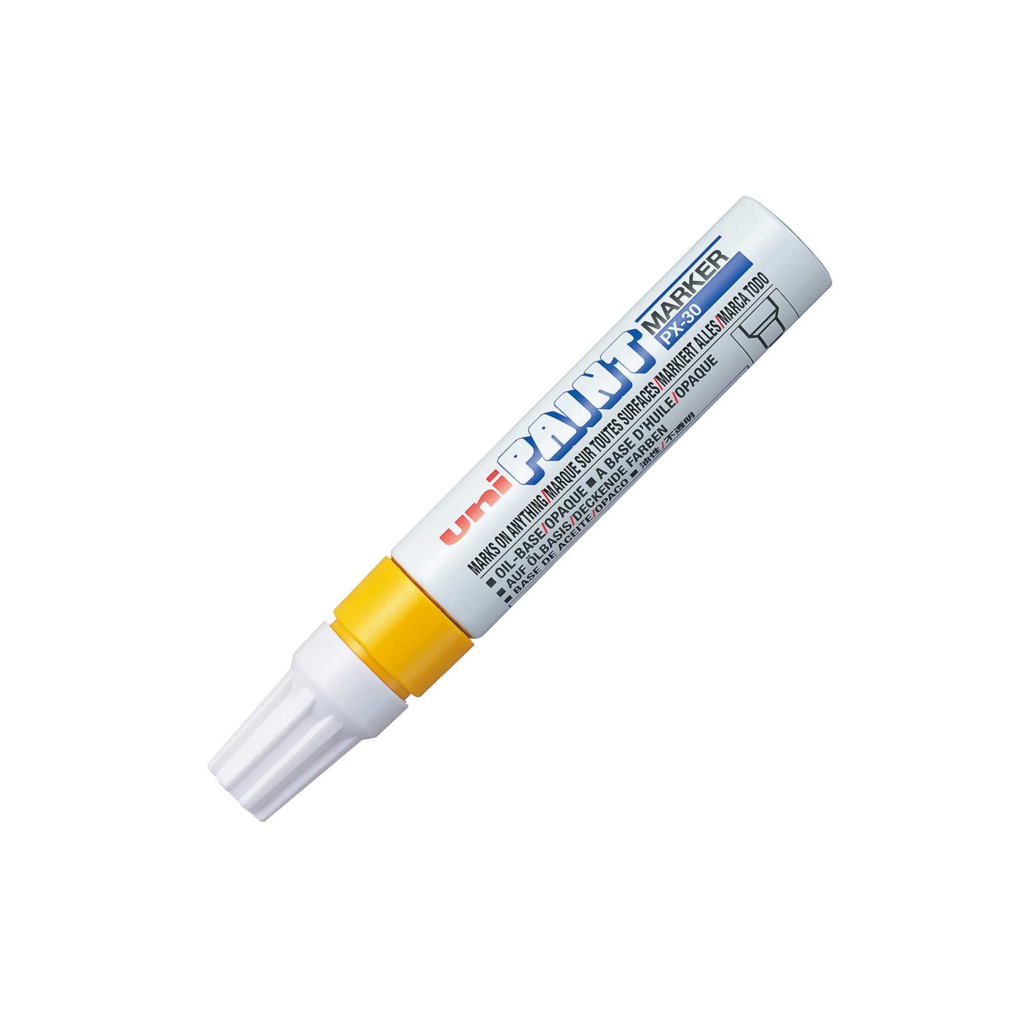 Marker vopsea UNI PX-30 4.0-8.5 mm, galben