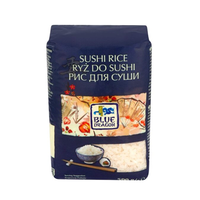 Orez japonez pentru sushi Blue Dragon, 500g