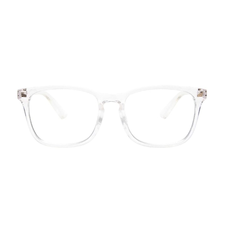 Playsmartshop kék fény szűrő szemüveg - átlátszó/fehér