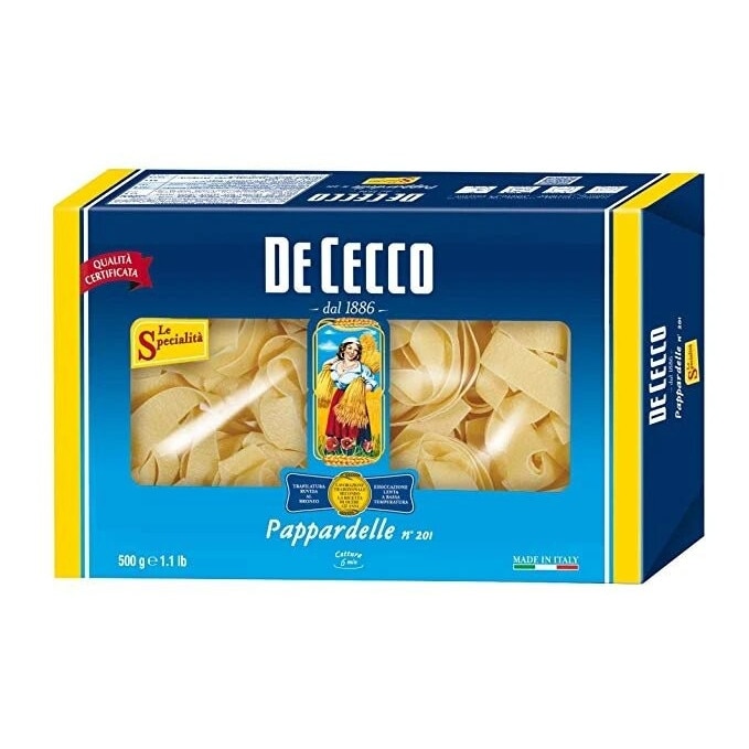 Paste Nidi Semola Pappardelle De Cecco 500g