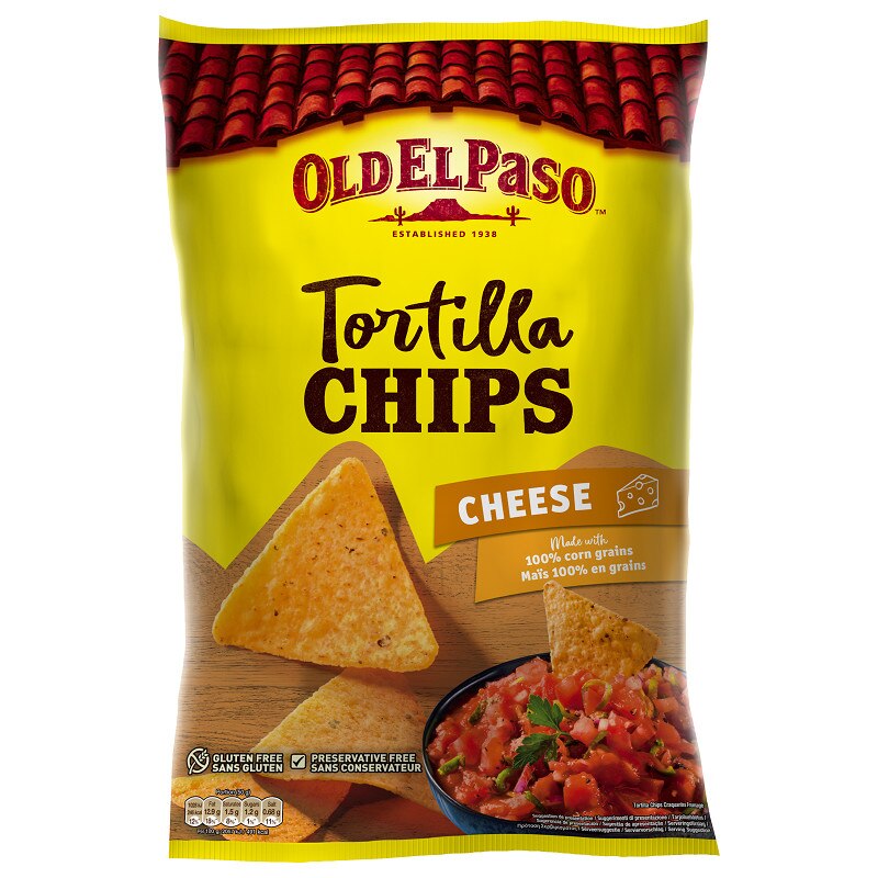 Tortilla Chips Cheese Old El Paso 185g